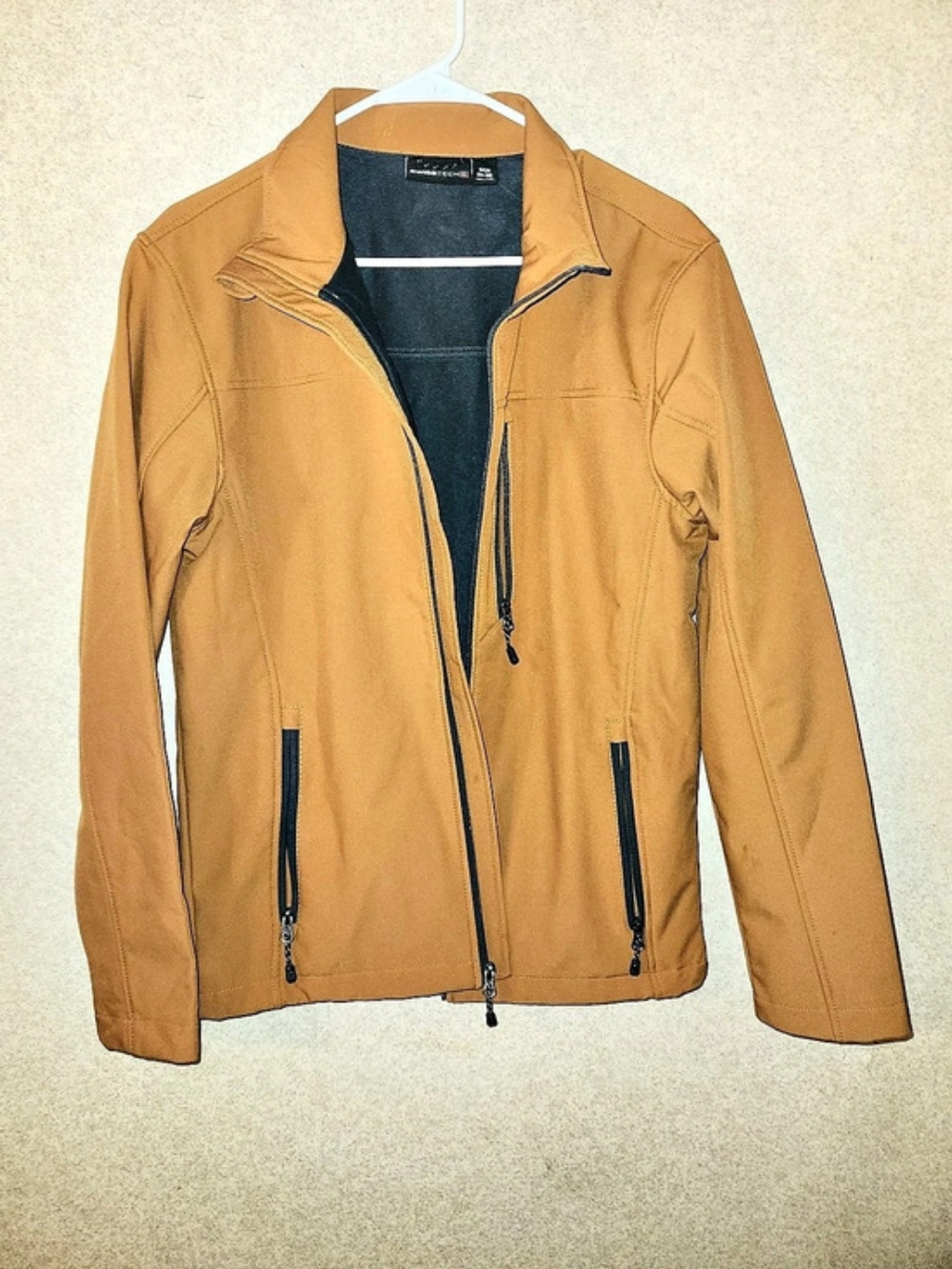 SwissTech Lightweight Utility Jacket Brown Size Small Like New